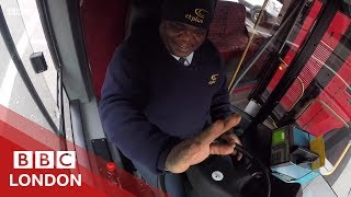 Is this London's happiest bus driver?  BBC London