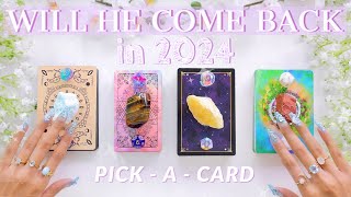 📲will He come Back? when? how? his feelings? 💌👩‍❤️‍👨⚡️🍀✨pick a card ♣︎ tarot reading