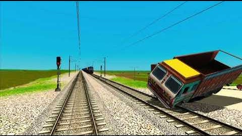 FULLY CLEAR SIGNAL TRAINS LIKE BULLETS AT LEVEL CROSSING IN INDIAN 🇮🇳 TRAIN 🚊SIMULATOR