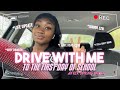 DRIVE WITH ME TO THE FIRST DAY OF SCHOOL AFTER SPRING BREAK| JUNIOR SZN