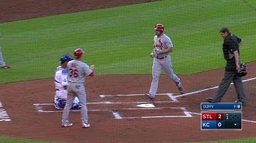STL@KC: Holliday hits homer No. 15, puts Cards up 2-0