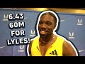 Noah Lyles&#39; Start Felt Like A &#39;10&#39; In 6.43 Men&#39;s 60m Win At USATF Indoor Championships 2024