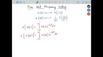 Properties of Fourier Transform: Differentiation, Integration and Time Scaling