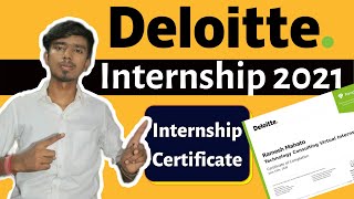 Deloitte Internship 2021 | Deloitte Free Internship Certificate | Deloitte Virtual Internship