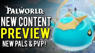 Palworld - NEW PALS & FUTURE CONTENT PREVIEW! New PvP Arena, Raid Bosses, & Base Building Technology