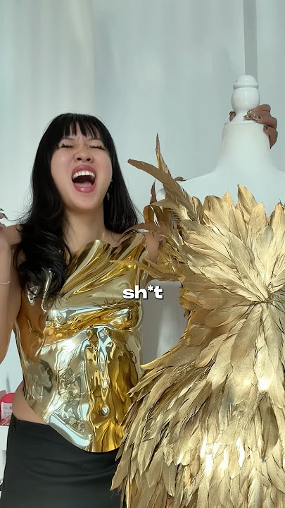 I FINISHED Kendall Jenner’s gold fairy HALLOWEEN COSTUME (Day 3)