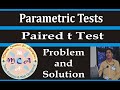 Paired t-Test: Application (In Hindi)