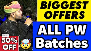 Bachhon Ke Liye KYA HAI?? Biggest OFFERS on All PW Batches & on Everything 🙏