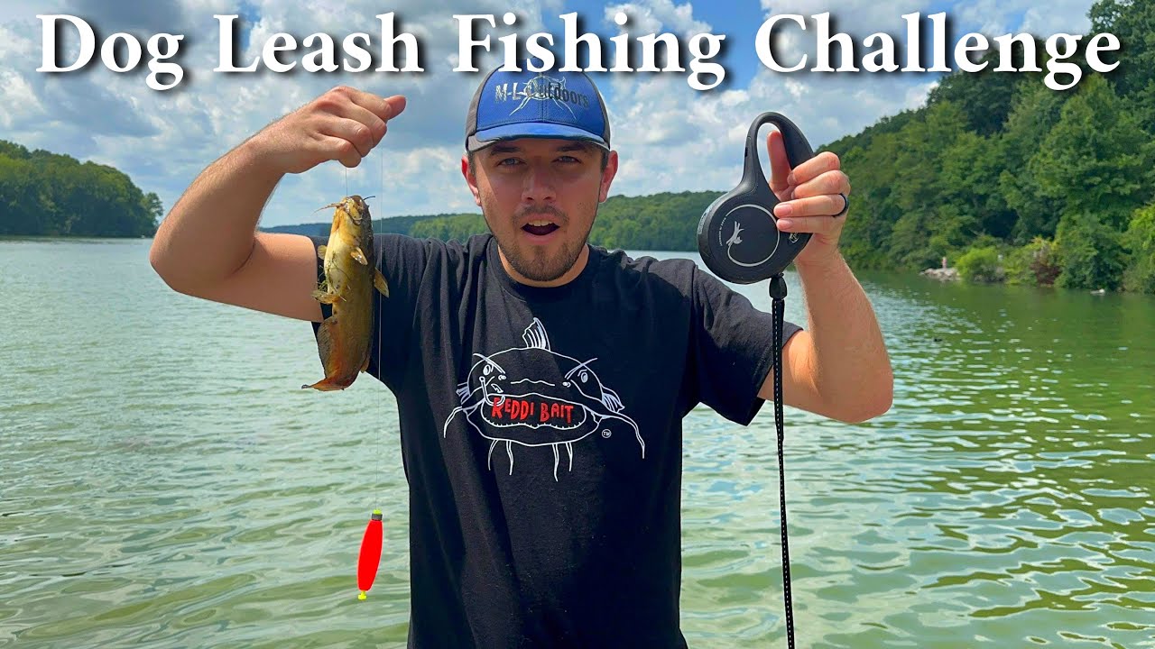 Dog Leash Fishing Catches Catfish! - Lake Arthur Fishing Challenge 