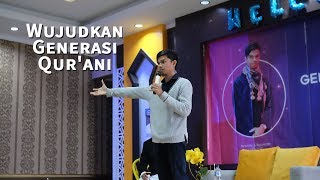 Tazkia Iibs Putra  Wujudkan Generasi Qurani Bersama Muzammil Hasballah