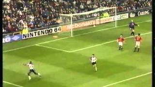 1997 - Manchester Utd 2 Derby 3 - Paulo Wanchope's wonder goal - BBC Radio Derby commentary