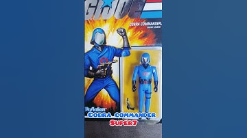 Cobra Commander Super7. #shorts #cobra #cobracommander #gijoe #super7 #actionfigures #reaction #toys