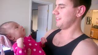 Cutest moments of daddy and baby #4