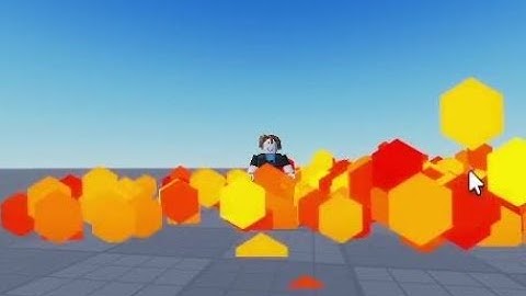 my FIRST roblox fireball move skill/vfx in roblox studio!!