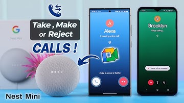 Google Nest Mini: How to Make & Take Phone Calls! [Hands Free]