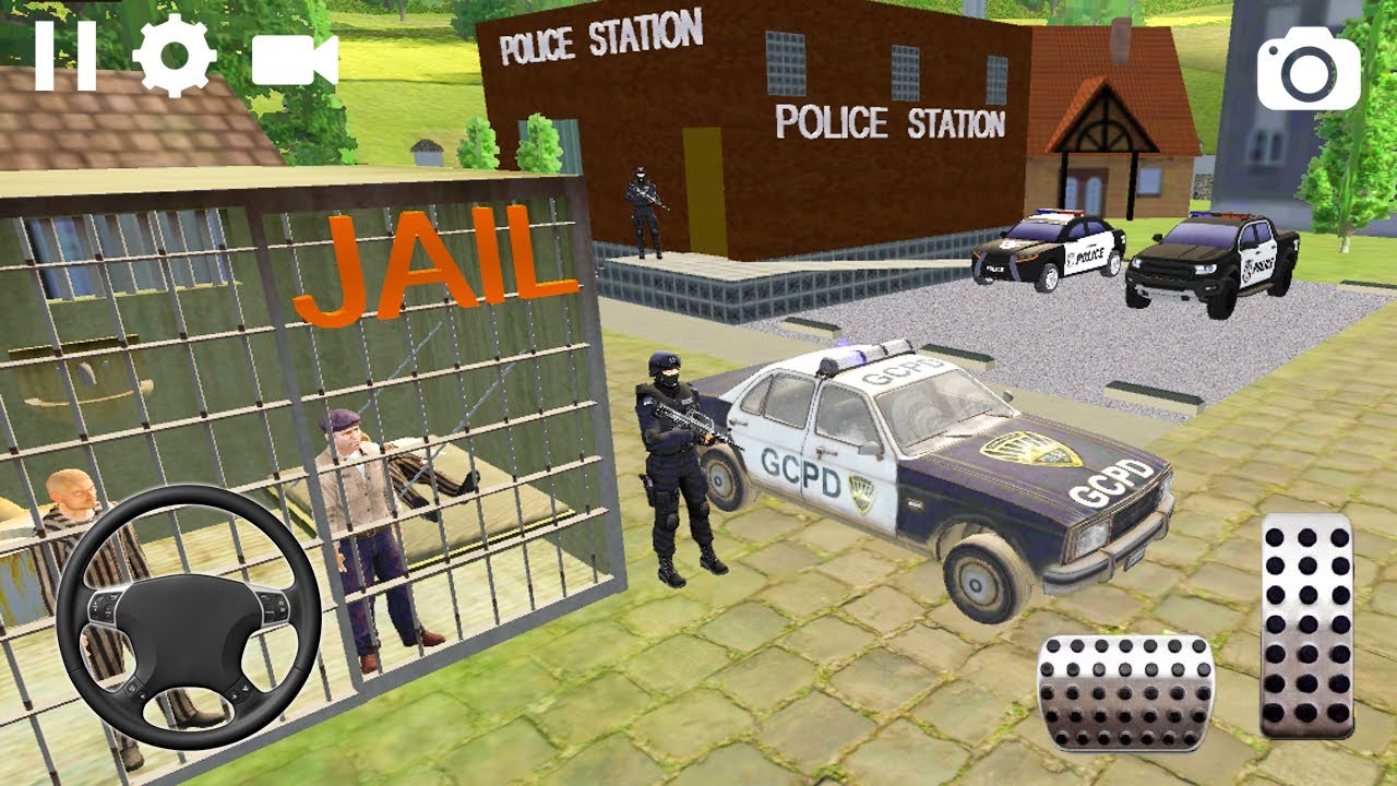 Offroad Police Car Driving Simulator - Transferring Prisoners From Police Station | Android Gameplay