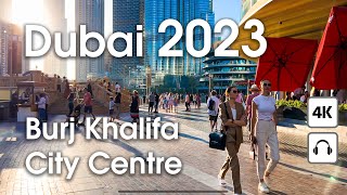Dubai 🇦🇪 Burj Khalifa City Centre [ 4K ] Walking Tour