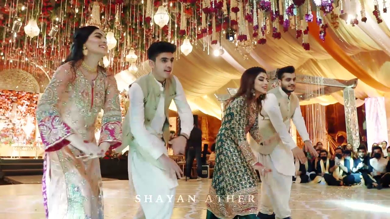 Bride Cousins Dance performance  Nadiyon Paar  Shayan Ather  Best Pakistani Wedding Dance