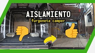 🥵AISLAMIENTO KAIFLEX🥶 en furgo camper: Mi experiencia