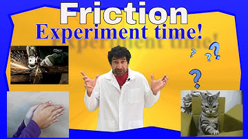 Friction force experiment for kids Example