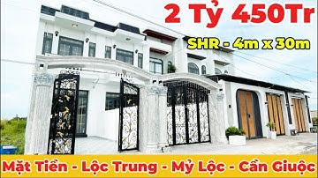 ✅ Mặt Tiền - Lộc Trung - Mỷ Lộc - Cần Giuộc - Đúng 2 Tỷ 450Tr - SHR - 4m x 30m - Đường ôtô