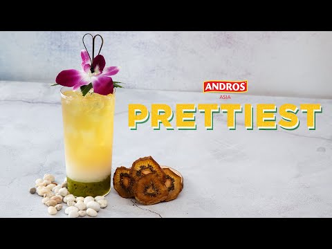 Cách làm sữa gạo kết hợp cùng trà ôlong và Kiwi thơm mát | ANDROS ASIA