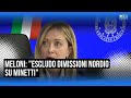 Grazia Minetti, Meloni: "Escludo ipotesi dimissioni del Ministro Nordio"