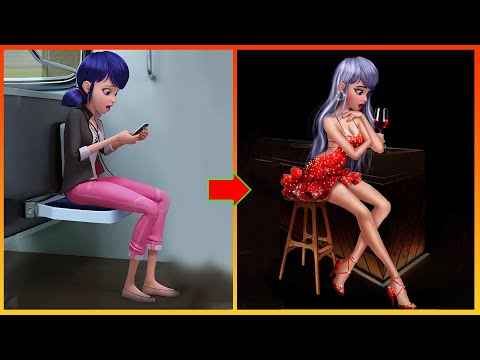 Miraculous Ladybug Dressed Up For Bar - Miraculous Transformation