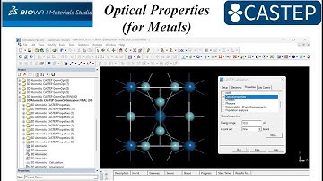 How to run optical properties of a compound || Materials Studio || CASTEP