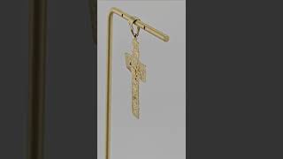 Vintage 10K Yellow Gold Filigree Cross Pendant - Timeless Estate Jewelry