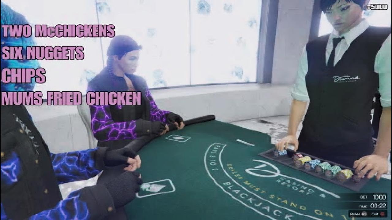 GTA FUNNY MOMENTS BLACKJACK CASINO YouTube
