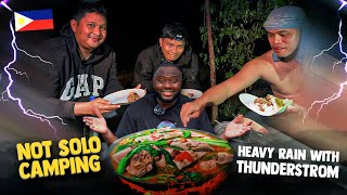 OUTDOOR COOKING| PORK SINIGANG and CHICKEN ADOBO on a Remote Island!!