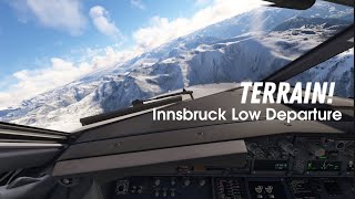 Beautiful Departure from Innsbruck! B738F MSFS