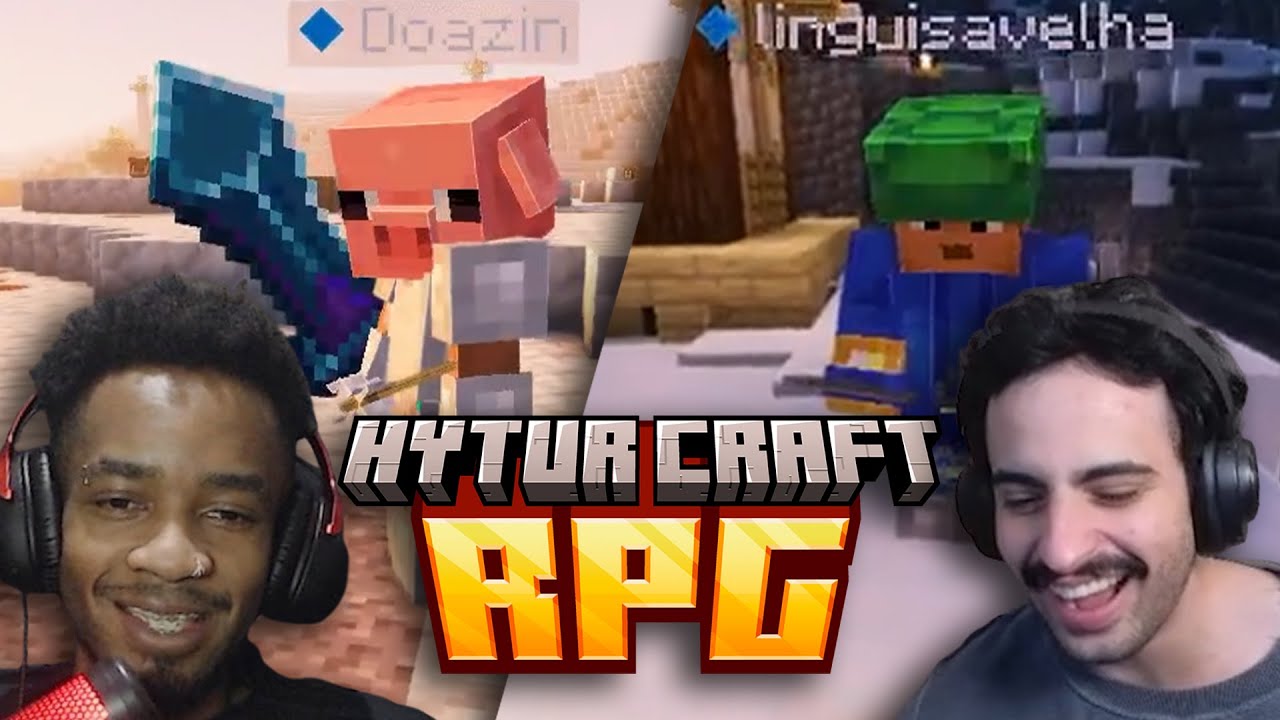 escolhendo uma classe OP no minecraft RPG