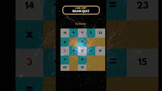 Math Quiz 2 by Lone. Shift : Solve the missing number! 🔍 #Puzzle #BrainTeaser #MathQuiz #Shorts
