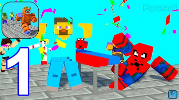 Pixel Craft Run: Muscle Rush - Gameplay Walkthrough Part 1 Tutorial Levels 1-12 (iOS,Android)