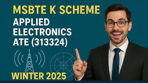 UNIT-5  ATE APPLIED ELECTRONICS (313324) ! K SCHEME Most Important Question W-2025