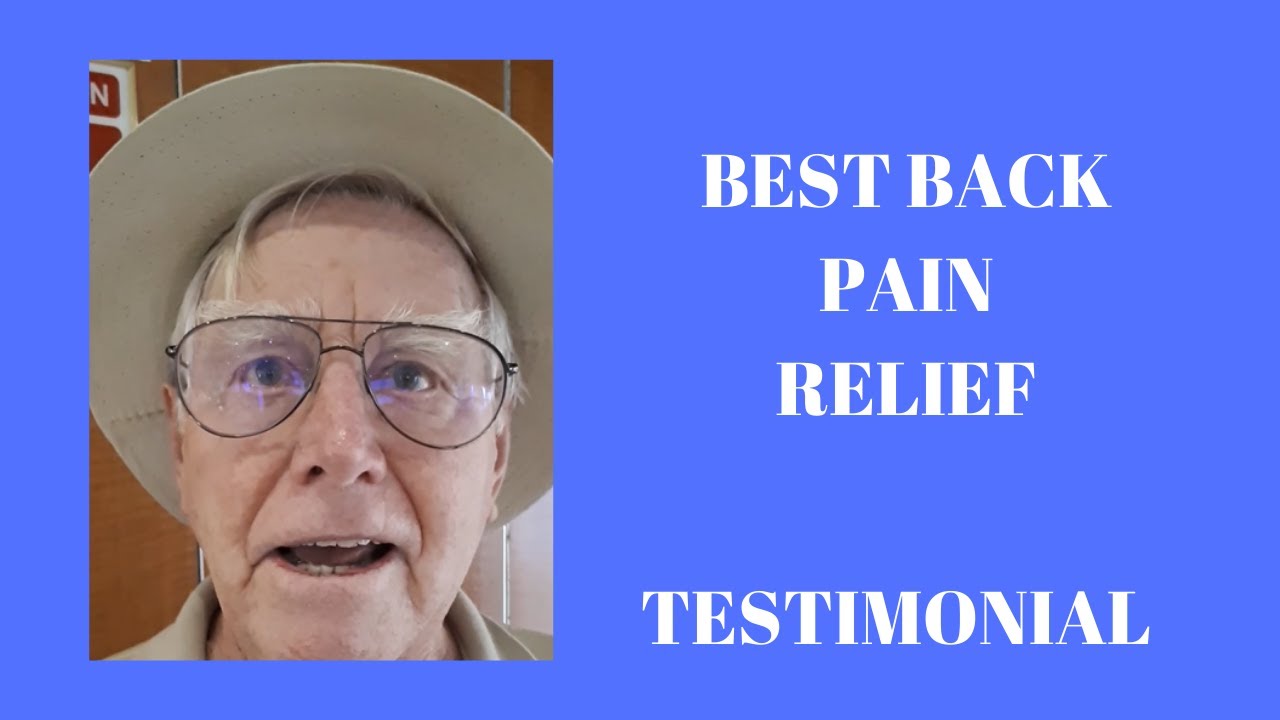 BEST BACK PAIN RELIEF TESTIMONIAL - YouTube
