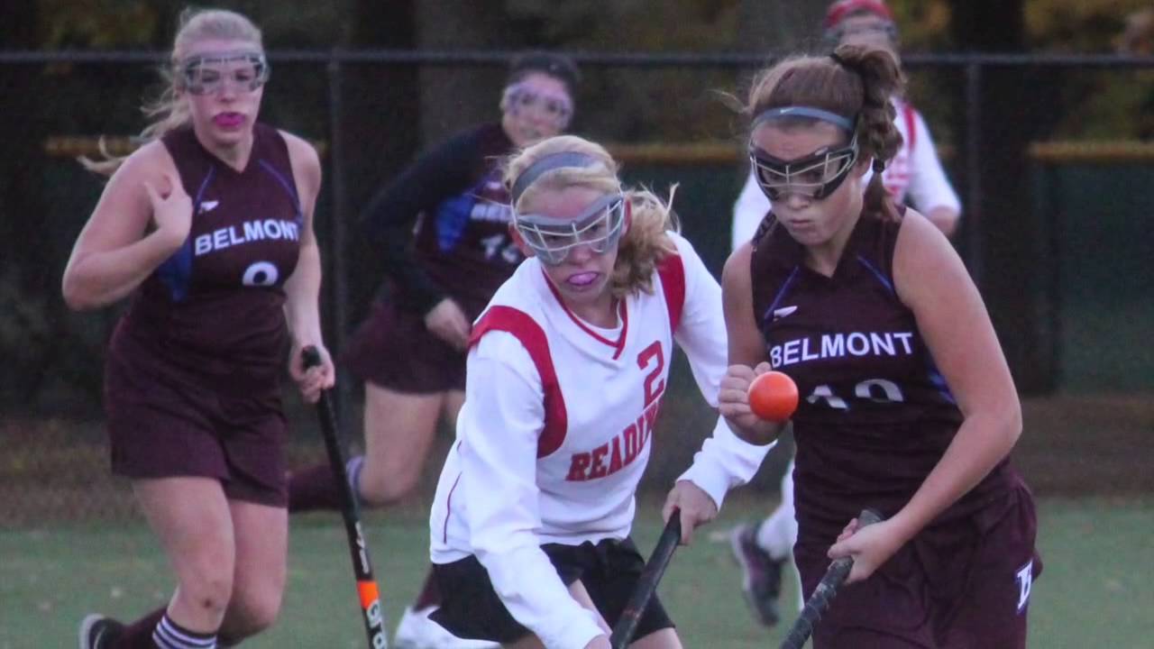 Belmont High field hockey's banner day in Reading. YouTube