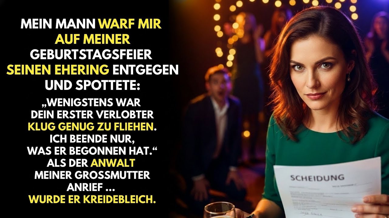 Er Warf Mir Lachend Den Ring Zu: „Dein Verlobter War KLUG Zu Fliehen.“ Dann Rief Der Anwalt An