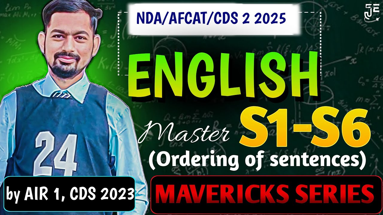 Master S1-S6 Jumbled With 100% Accuracy || With PYQs || For CDS/NDA 2 ...