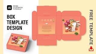 Box Template Design In Adobe Illustrator Cc Packaging Design Tutorials