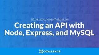 MySQL Node Express API - Walkthrough