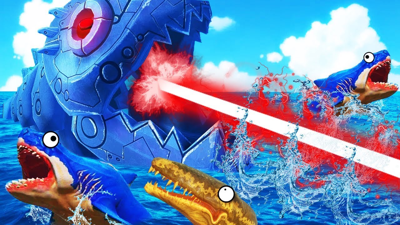 EL PEZ ROBOT QUE LANZA RAYOS LASER FEED AND GROW FISH YouTube