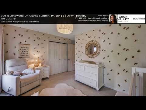 909 N Longwood Dr, Clarks Summit, PA home video tour