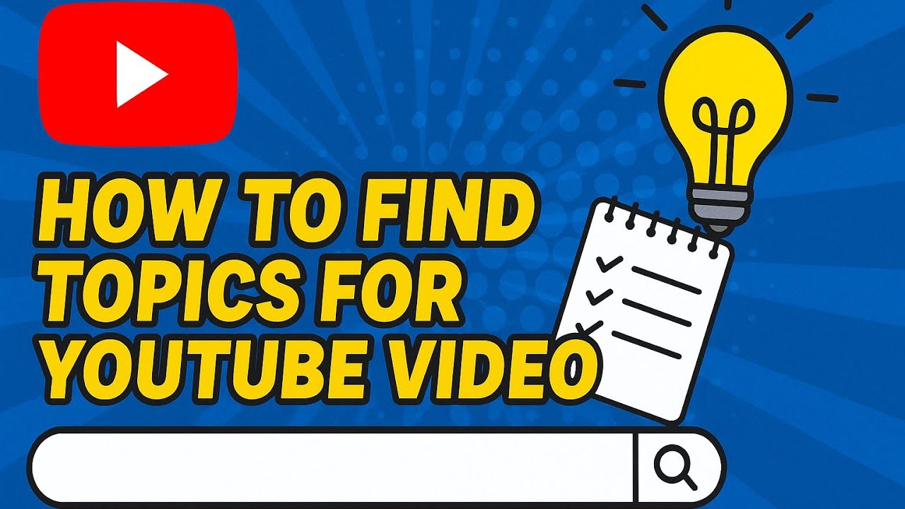 How To Find Topics For Youtube Videos 😱 - YouTube