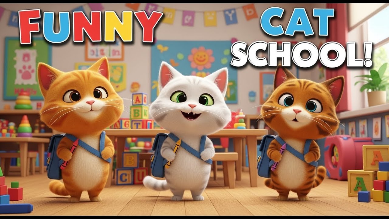 Три забавных 3D-кота отправляются на пикник! 😹🍉 Хаос, смех и умиление — это просто рай!