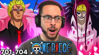 CORAZON IS A LEGEND! | ONE PIECE Episode 701, 702, 703 & 704 REACTION!