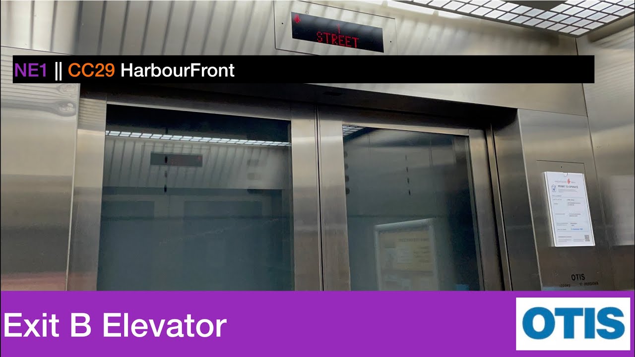 HarbourFront MRT Station || Otis Elevator (Exit B)