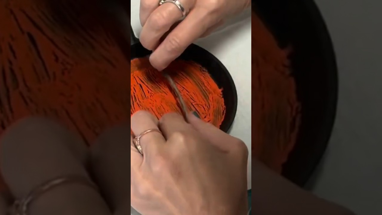 Mini Cast Iron Skillet Pumpkin!🍂🍁